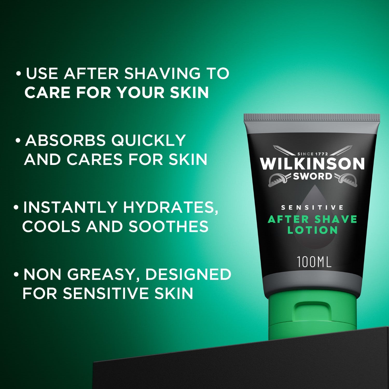Wilkinson Sword Lotion après Rasage sans Alcool - 100ml