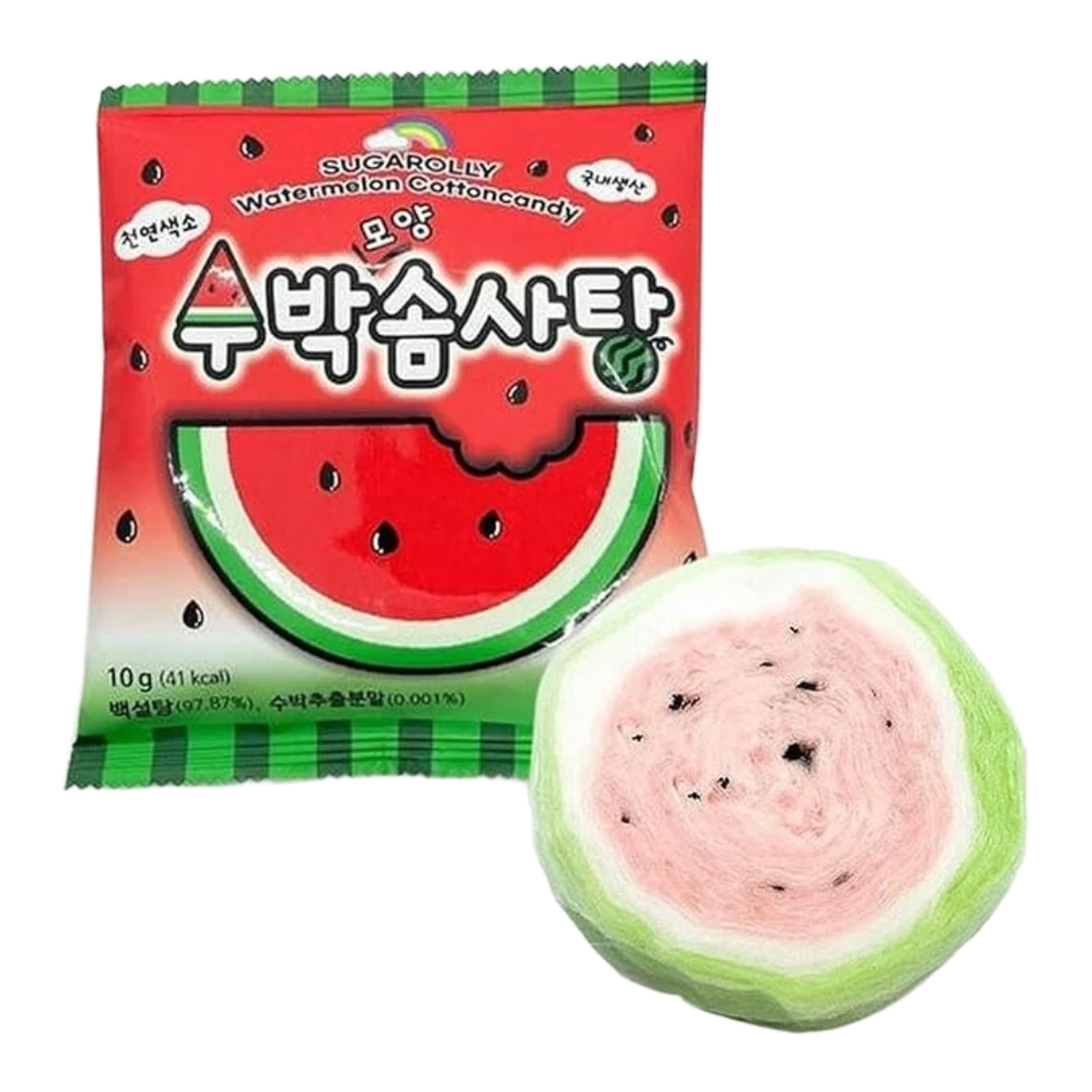 Sugarolly Barbe à papa à la pastèque