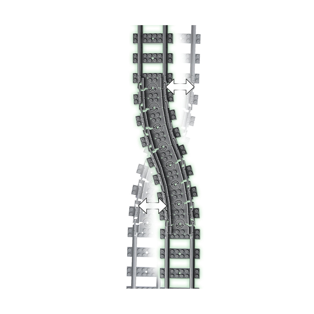 LEGO City 60205 Piste Lot de 20