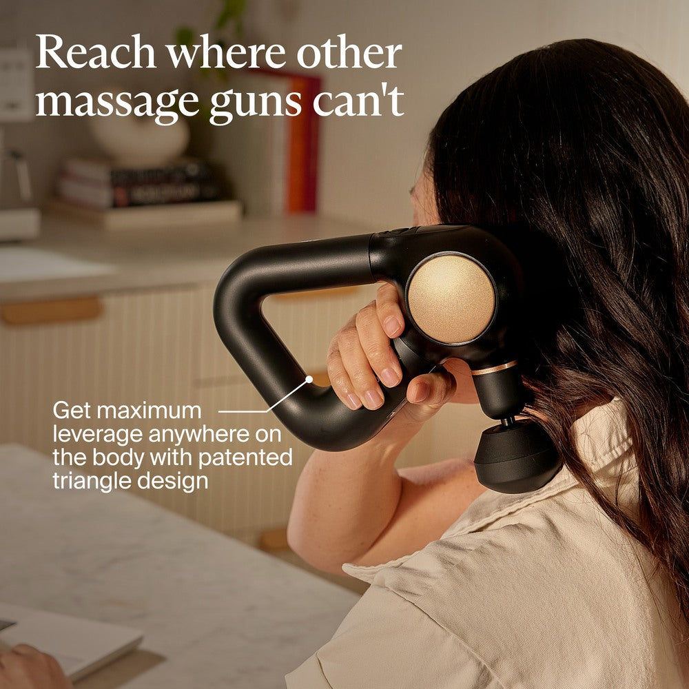 Therabody Theragun Sense 1re génération Pistolet de massage relaxant avec programmes guidés pour soulagement du stress, des tensions musculaires et aide au sommeil