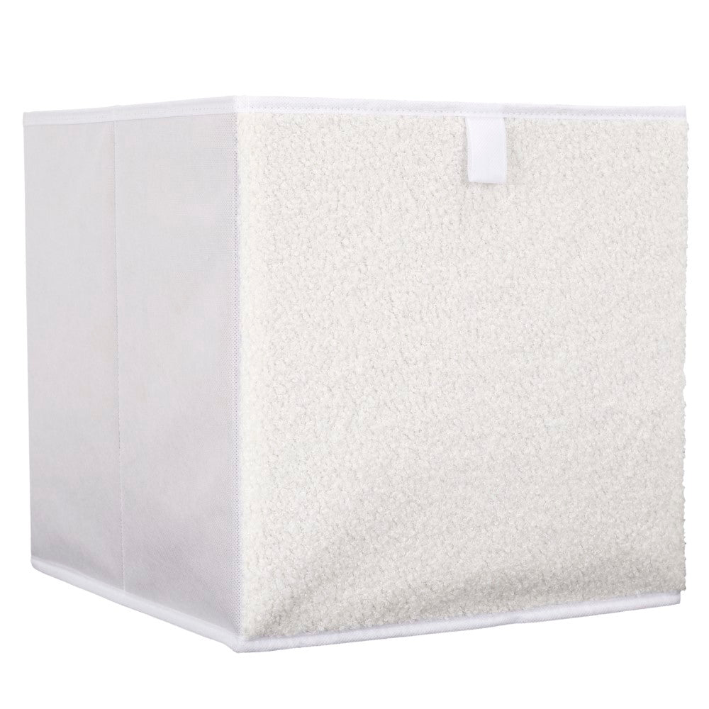 Home deco factory foldable storage cube 30x30cm bouclette