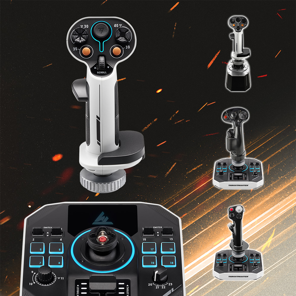 Thrustmaster Duo HOSAS Sol-R 2 Pour Simulation Spatiale