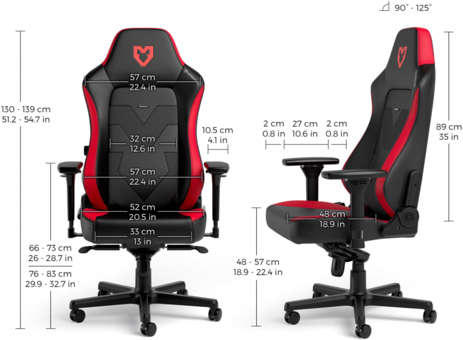 Fauteuil Noblechairs Hero Mouz Edition (Noir/Rouge)