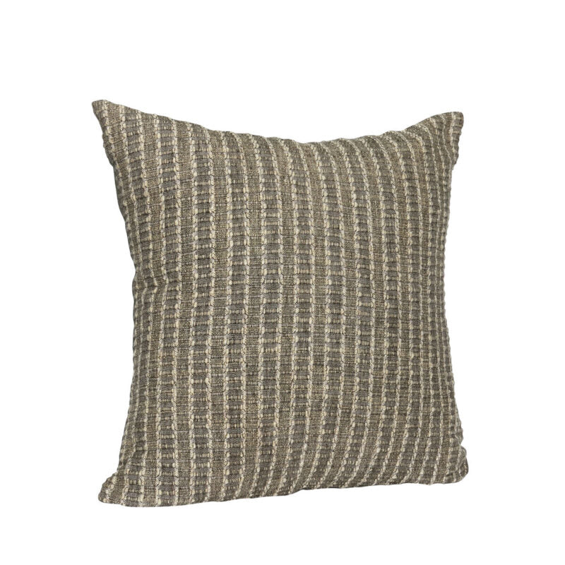 Hübsch Ori Housse de coussin - Olive/beige
