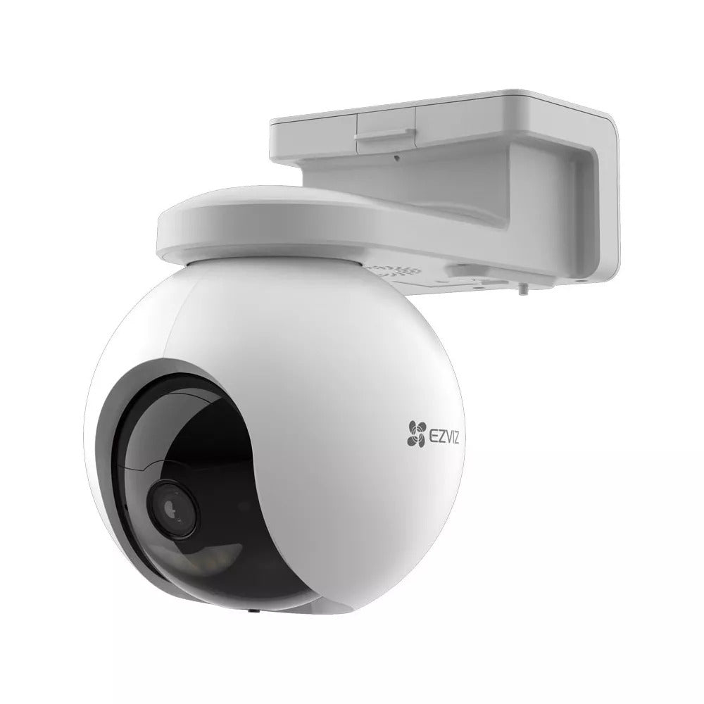 EZVIZ EB8 Caméra extérieure motorisée 2K 4G avec suivi automatique, détection de personnes, vision nocturne en couleur, audio bidirectionnel, blanc