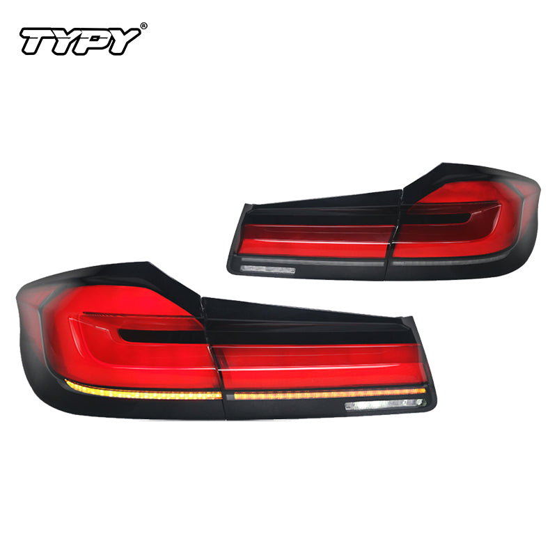 TYPY Feux arrière LED pour BMW G30 F90 Série M5, 2017-2020, avec clignotants séquentiels, ensemble de feux arrière