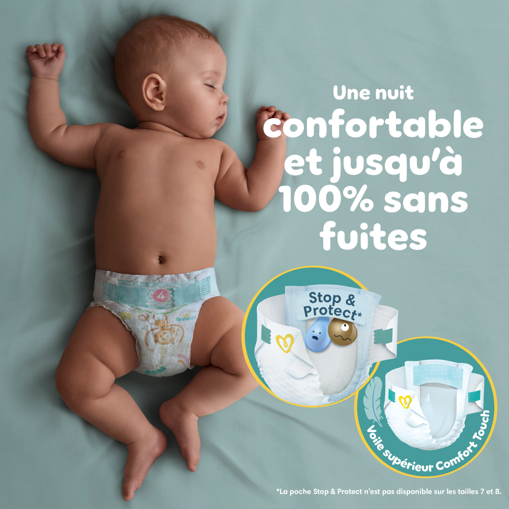 Pampers Baby-Dry, Taille 5, 19 couches