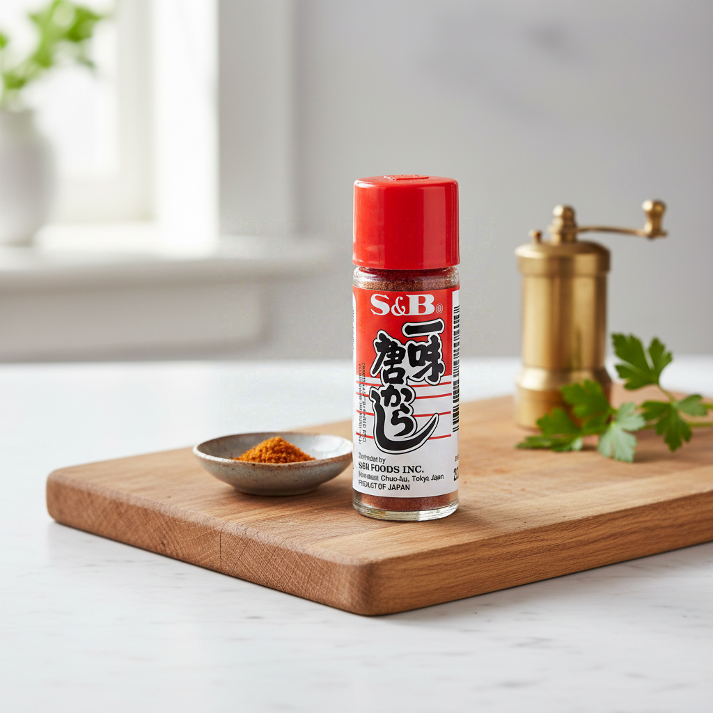 S&B Shichimi Togarashi - Mélange de sept épices, bocal de 15 g