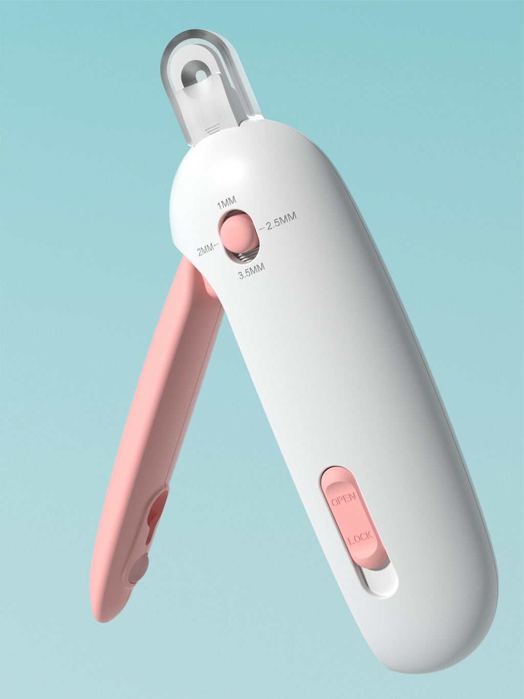 Petgravity Tondeuse de toilettage réglable, rose, adaptée aux chats et petits animaux de compagnie de tous âges, conception ergonomique