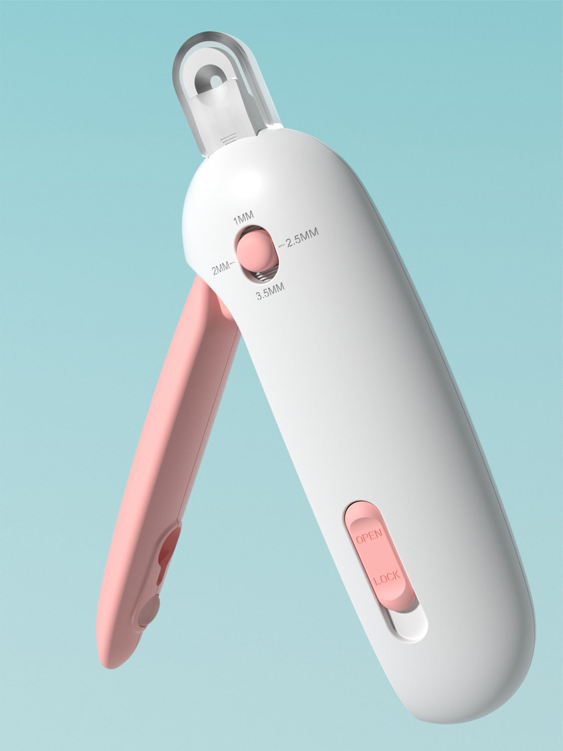 Petgravity Tondeuse de toilettage réglable, rose, adaptée aux chats et petits animaux de compagnie de tous âges, conception ergonomique