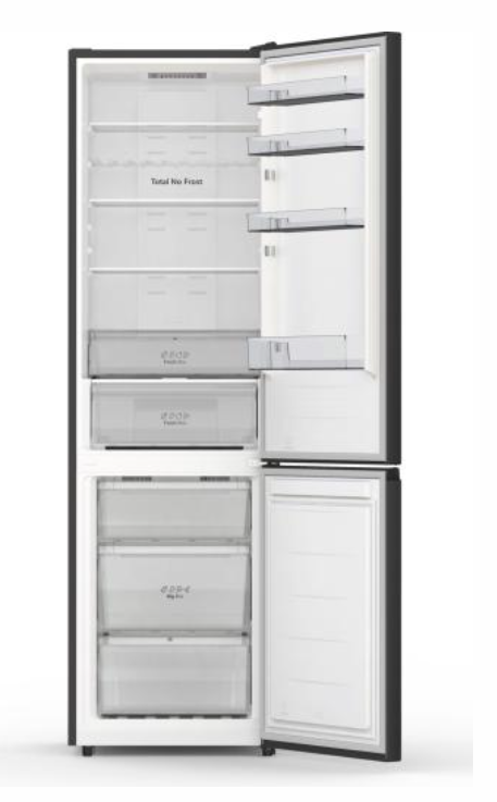 Hisense RB440N4AFC Réfrigérateur-Congélateur Combiné Capacité 336 Litres Noir