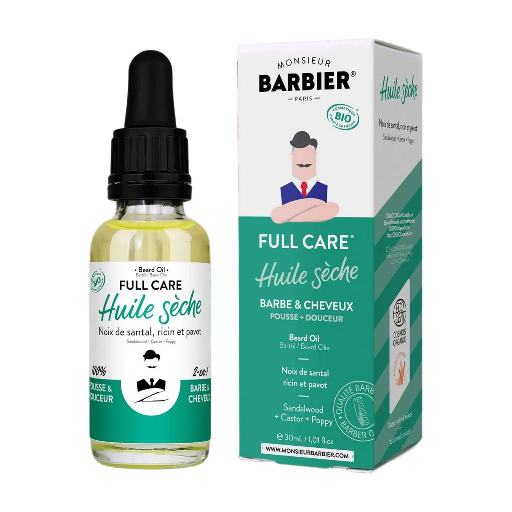 MONSIEUR BARBIER Full Care Huile sèche pour barbe & cheveux - 30 ml