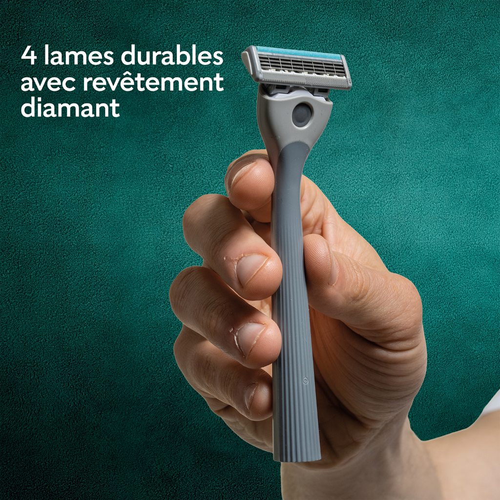 WILKINSON SWORD Quattro Titanium - Lames de rasoir sensibles - Lot de 8