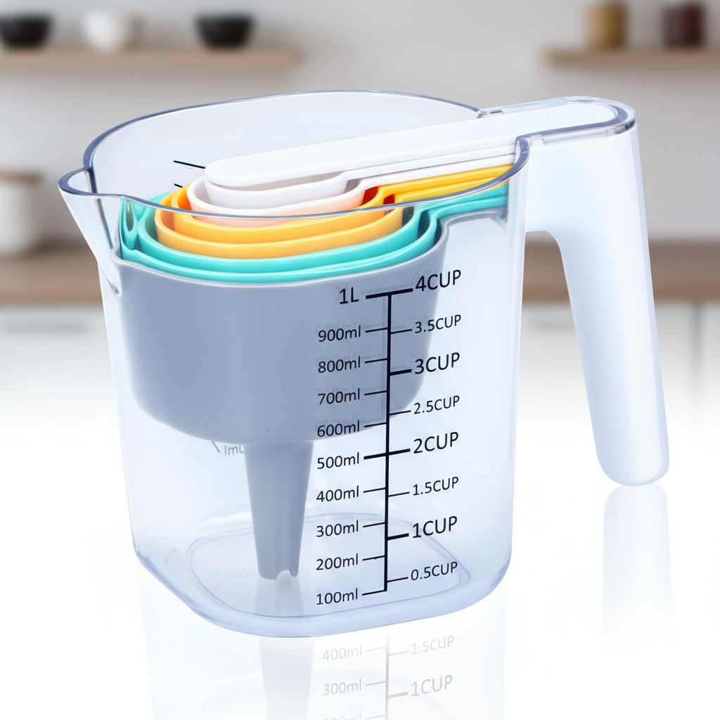 Alpina Tasses à mesurer et cuillères - 9 pièces