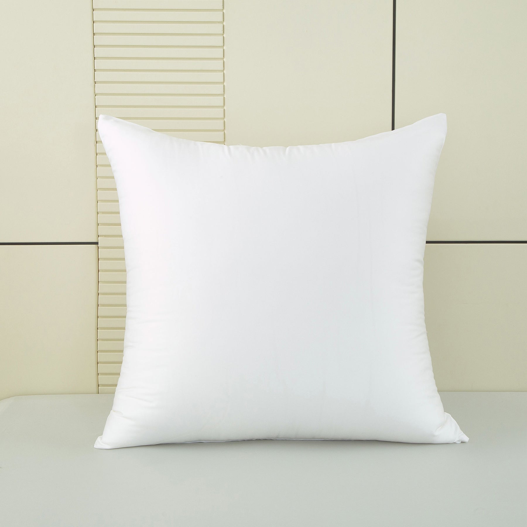 Lot de 2 taies d'oreiller en bambou rafraîchissantes, blanches, 65 x 65 cm x 2