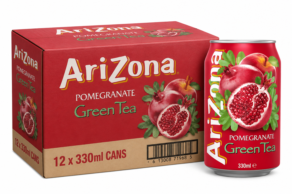 AriZona Thé vert à la grenade - 12 x 330 ml