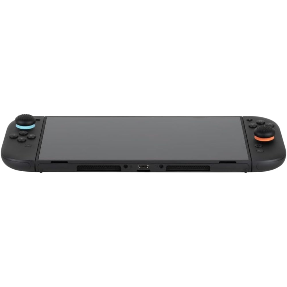 KONIX Pack de 8 capuchons de boutons pour manettes Joy-Con Nintendo Switch 2 - Hauteur réglable - Noir