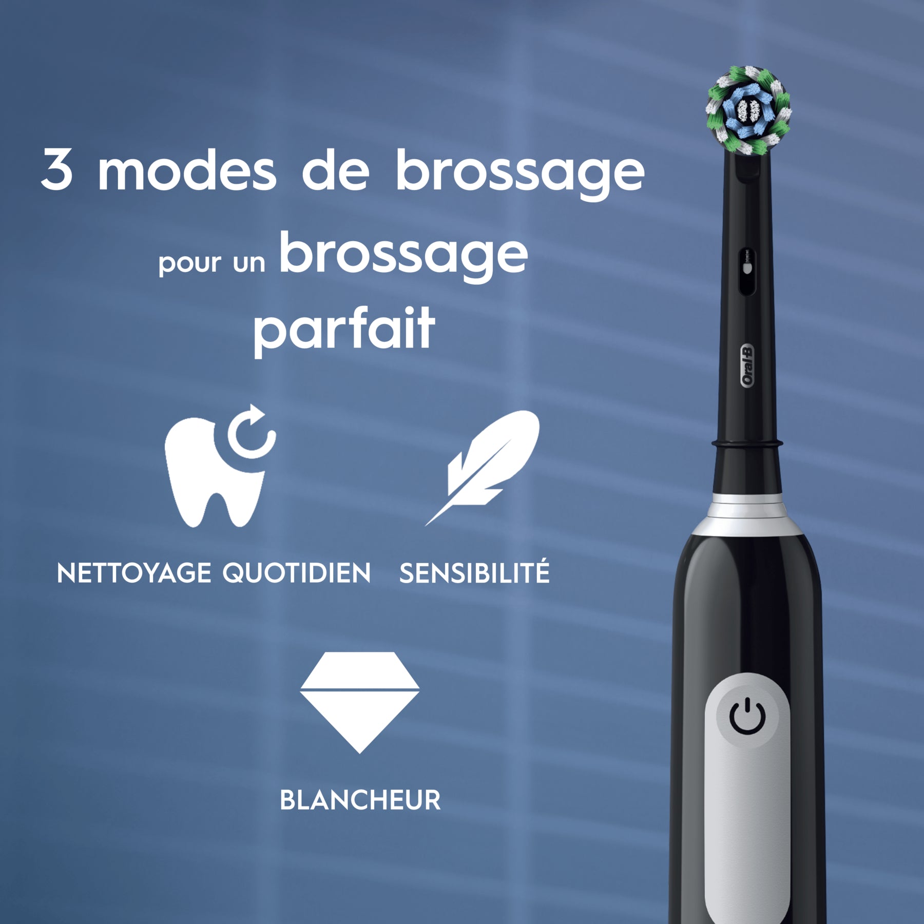 Oral-B Pro Série 1 Brosse à dents électrique noire