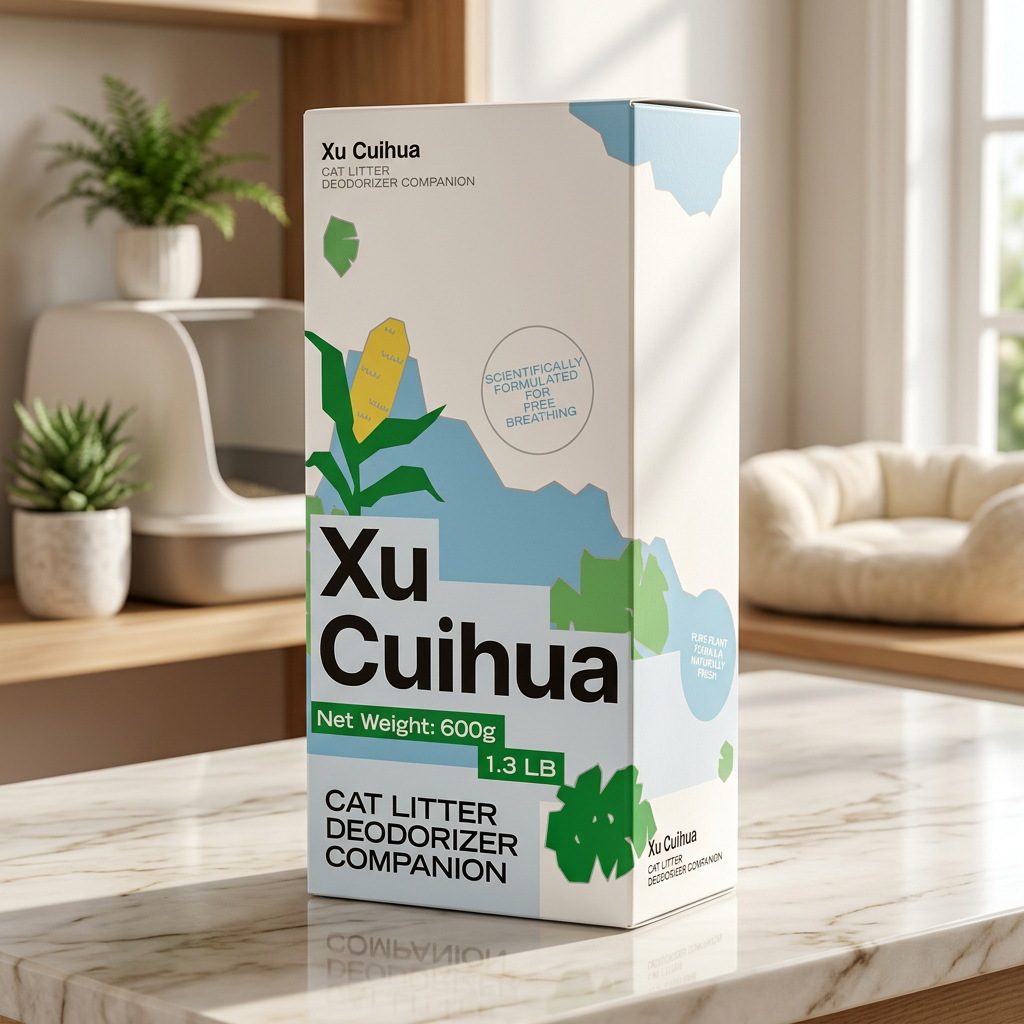 Xu Cuihua Désodorisant pour litière de chat 600 g x 1