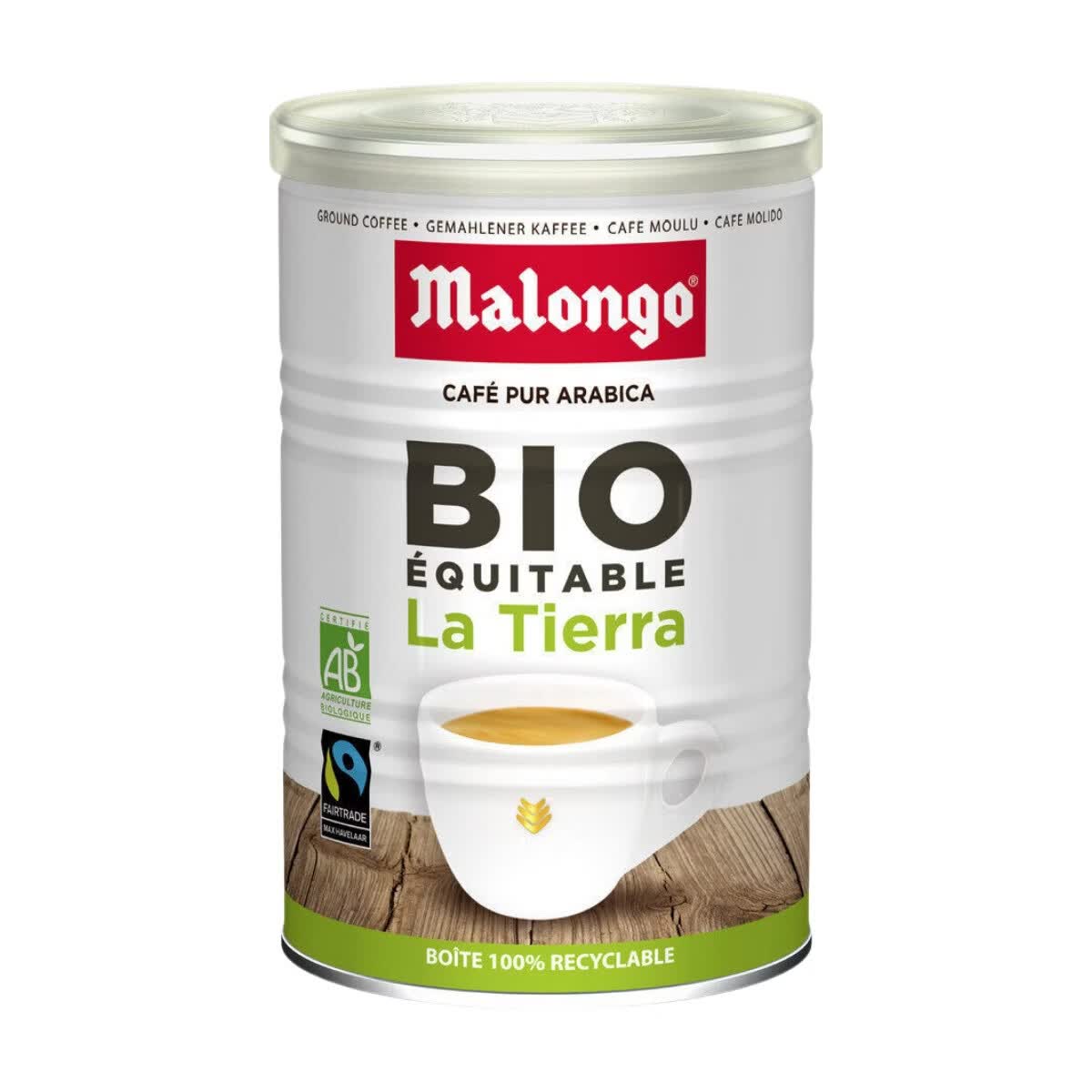 MALONGO Café Mulu La Tierra Bio équitable Moulu 250g