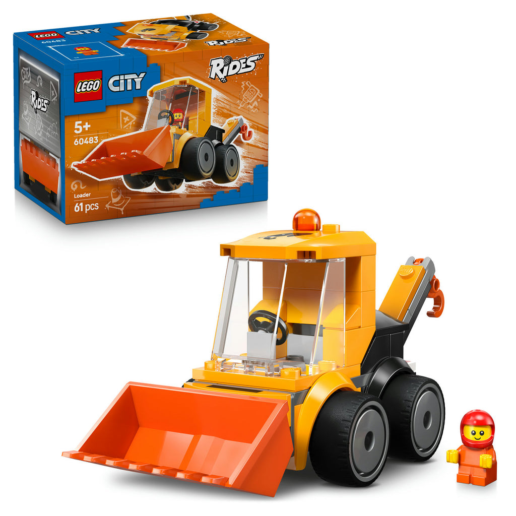 LEGO City 60483 Véhicules - La chargeuse de chantier