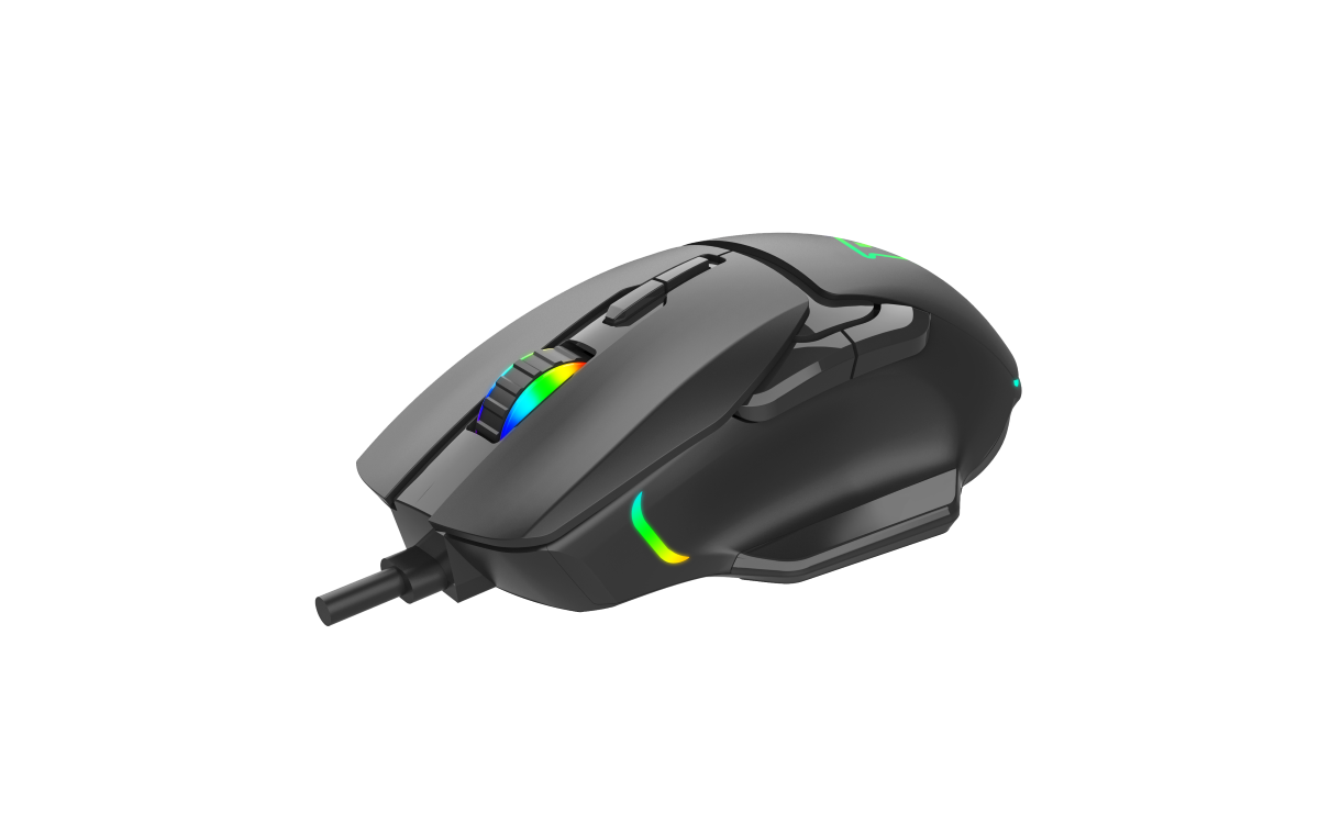 Akuma souris gaming otaku m05 12800 dpi rgb programmable noir