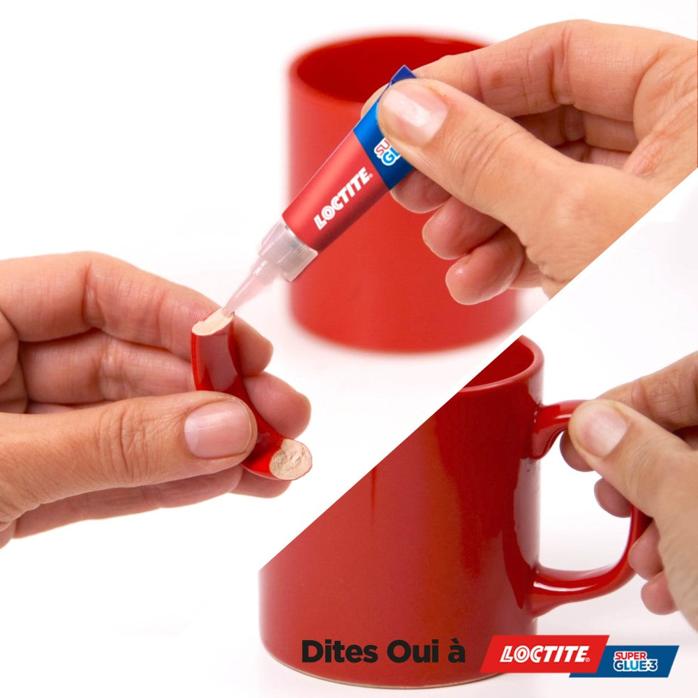 Henkel Loctite – Super Glue-3 Original (2 tubes de 3 g) – Colle forte et résistante de haute qualité – Colle liquide tous matériaux, transparente à séchage rapide