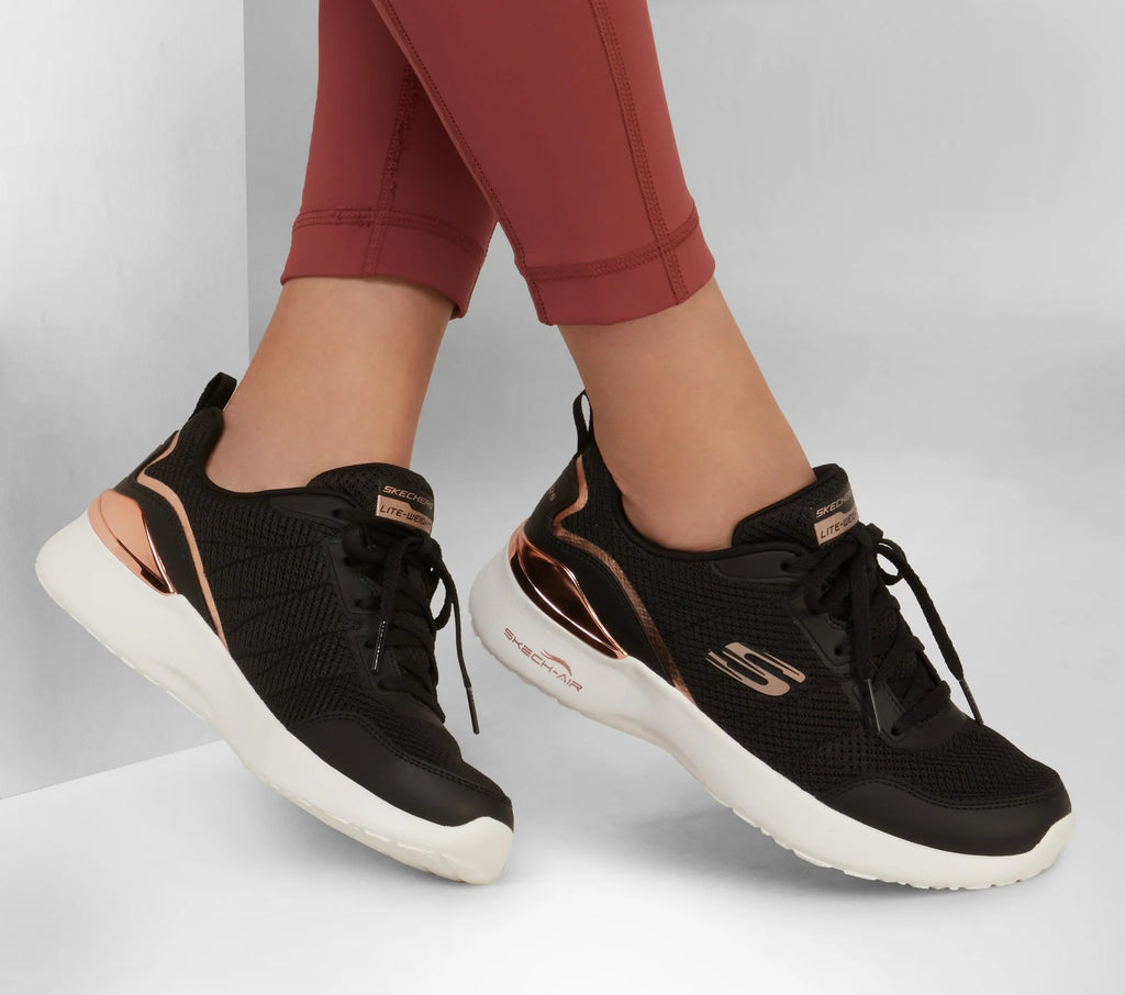 SKECHERS Skech-Air Dynamight - The Halcyon Noir/Rose Or 37,5