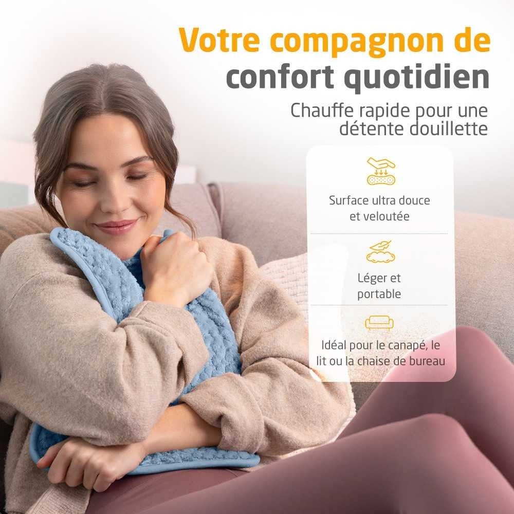 Medisana HP 515 Coussin chauffant ultra-doux 4 réglages - Bleu