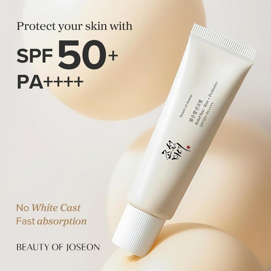 Beauty of Joseon Relief Sun Crème solaire au riz + probiotiques - 50 ml