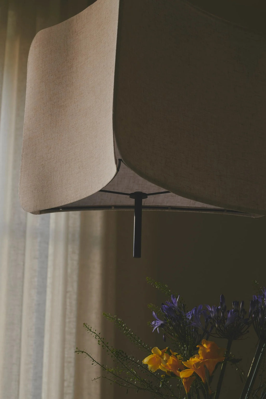 Suspension TINTO textile noir IP20 E27 - Nordlux, Intérieur