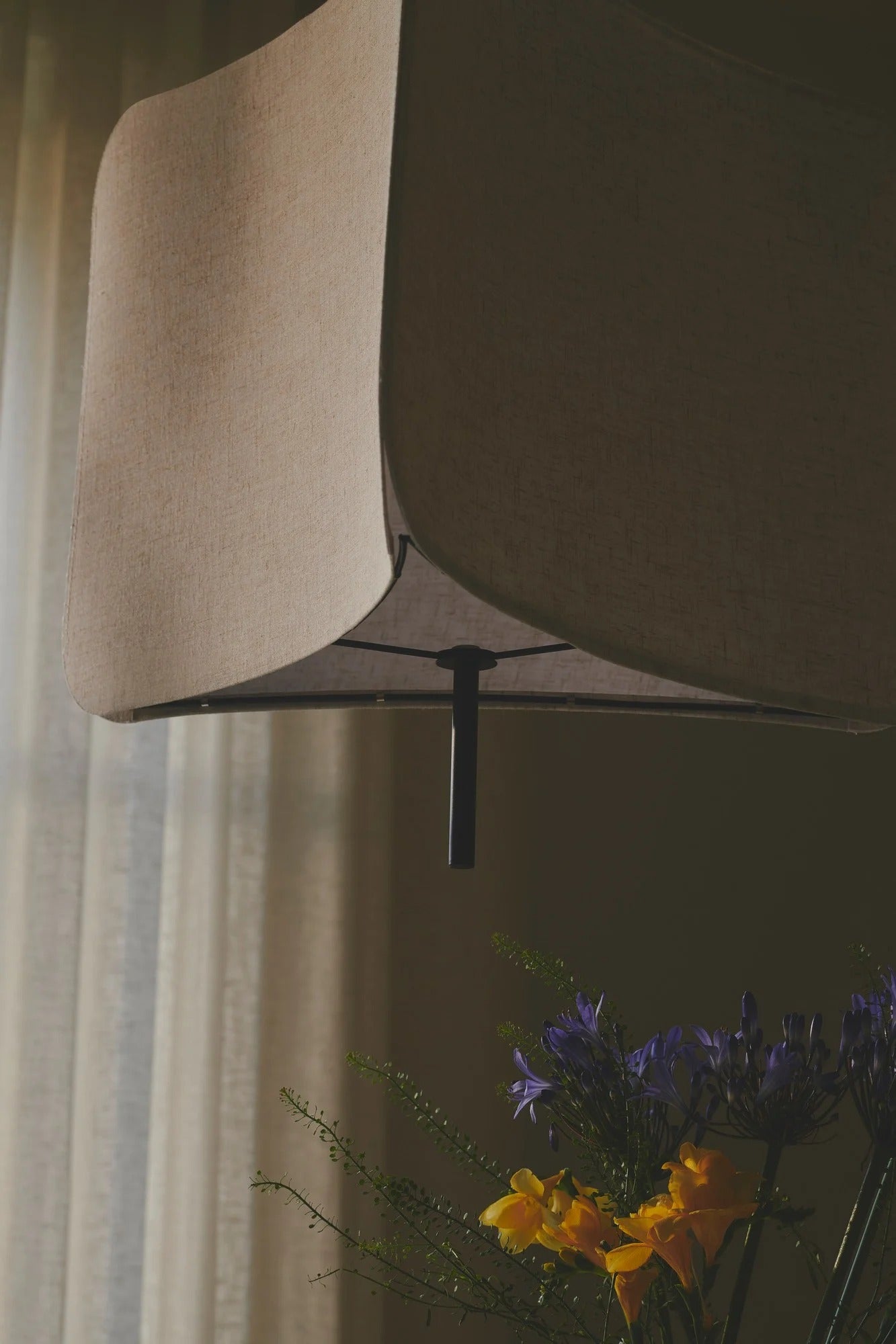 Suspension TINTO textile noir IP20 E27 - Nordlux, Intérieur