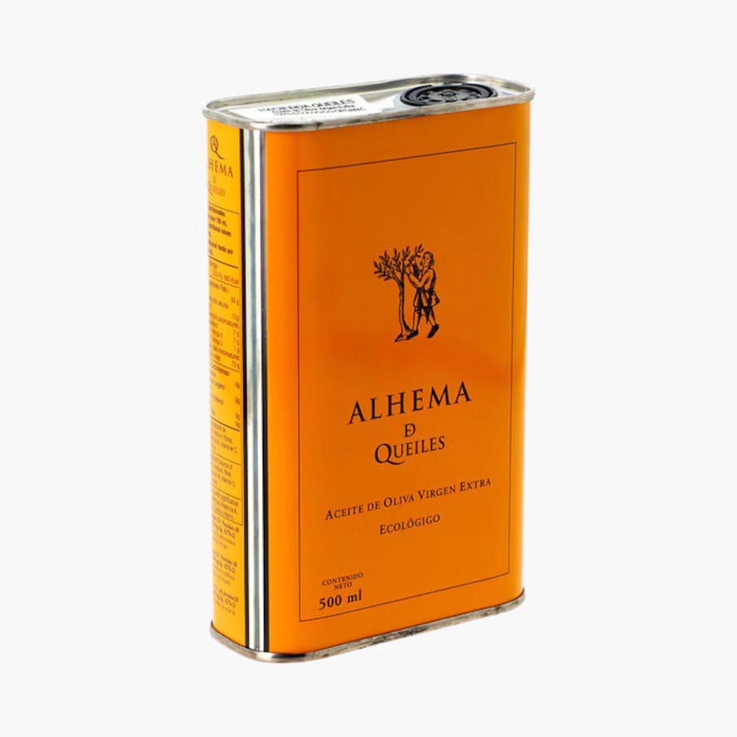 ALHEMA Huile d'Olive Extra-Vierge Biologique Arbequina, 500 ml