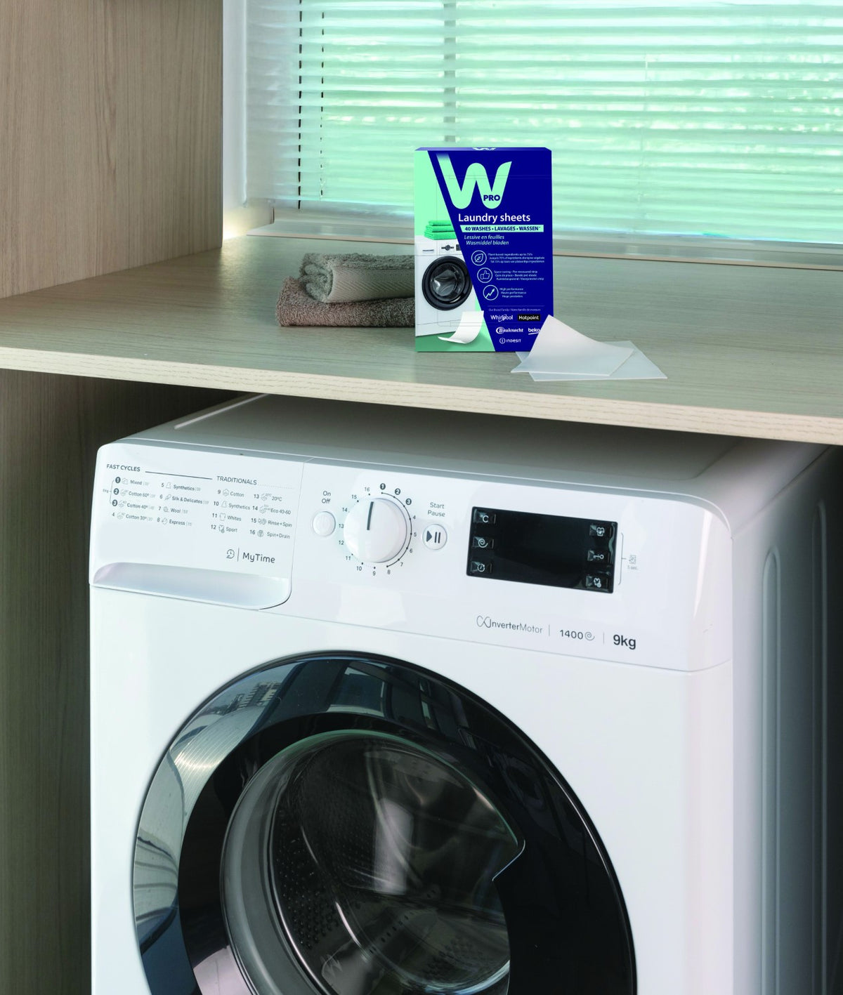 Wpro LDS025 Lessive en feuilles x40