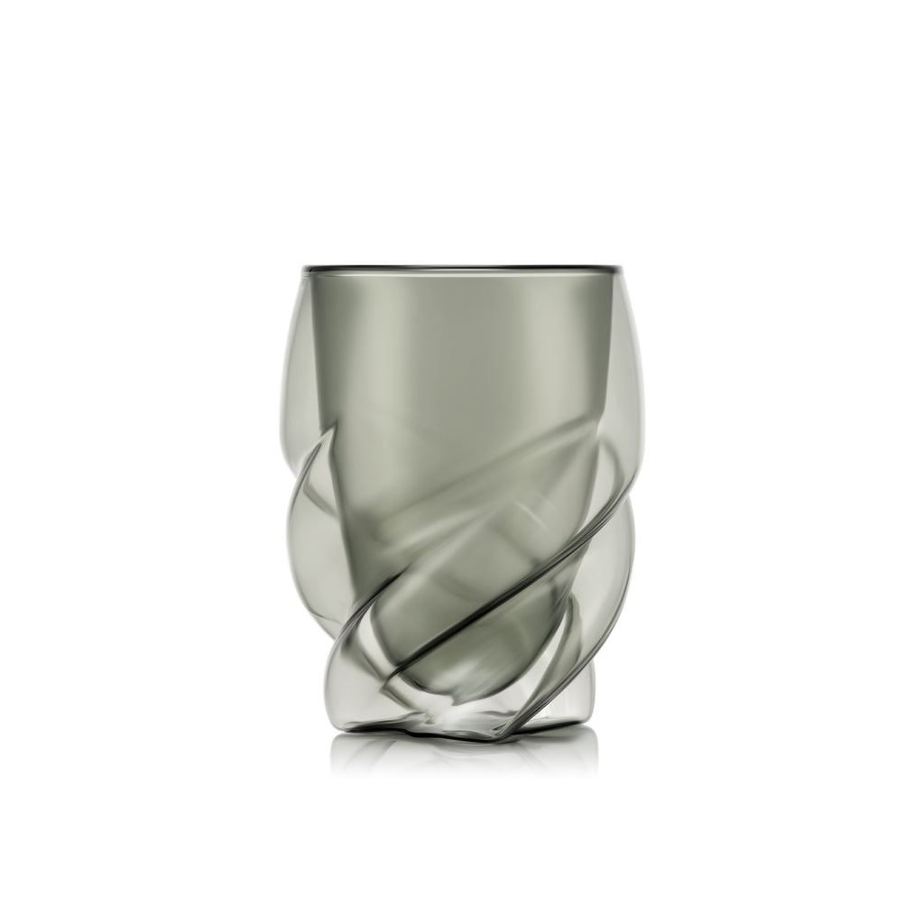 BODUM PAVINA PARIS Set de 2 verres à double paroi 270 ml - Gris transparent