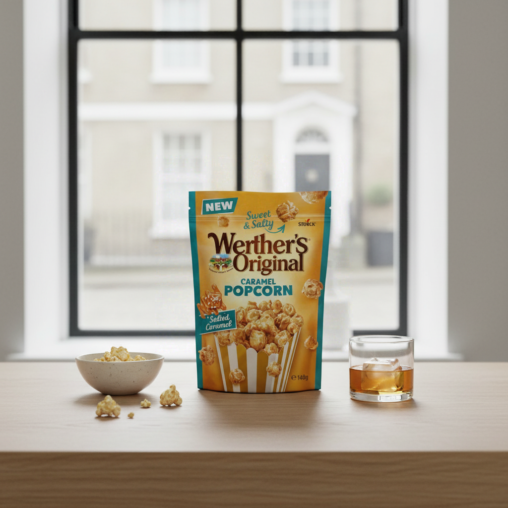 WERTHER'S Original Popcorn au caramel au beurre salé - 140 g