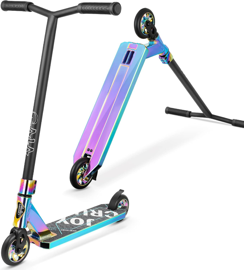 VOKUL V4 Pro Trottinette freestyle pour débutants et intermédiaires à partir de 8 ans - Neo