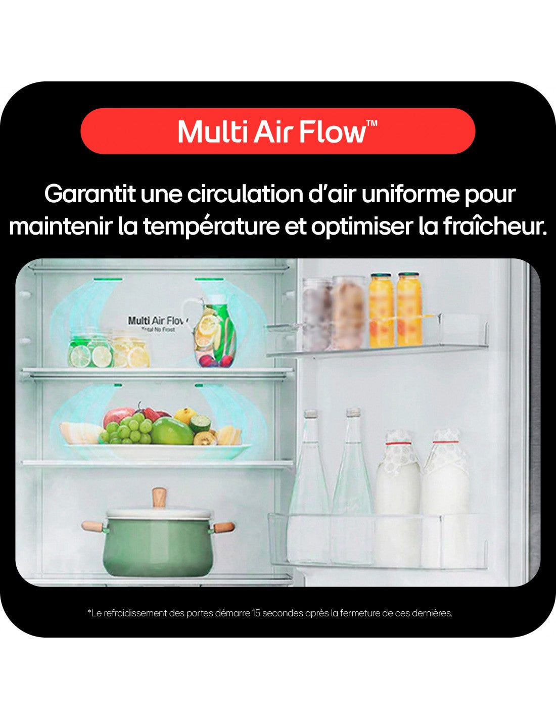 LG GBBSJ10DPY Réfrigérateur-congélateur Door Cooling+ Gris 333 L Classe énergétique D