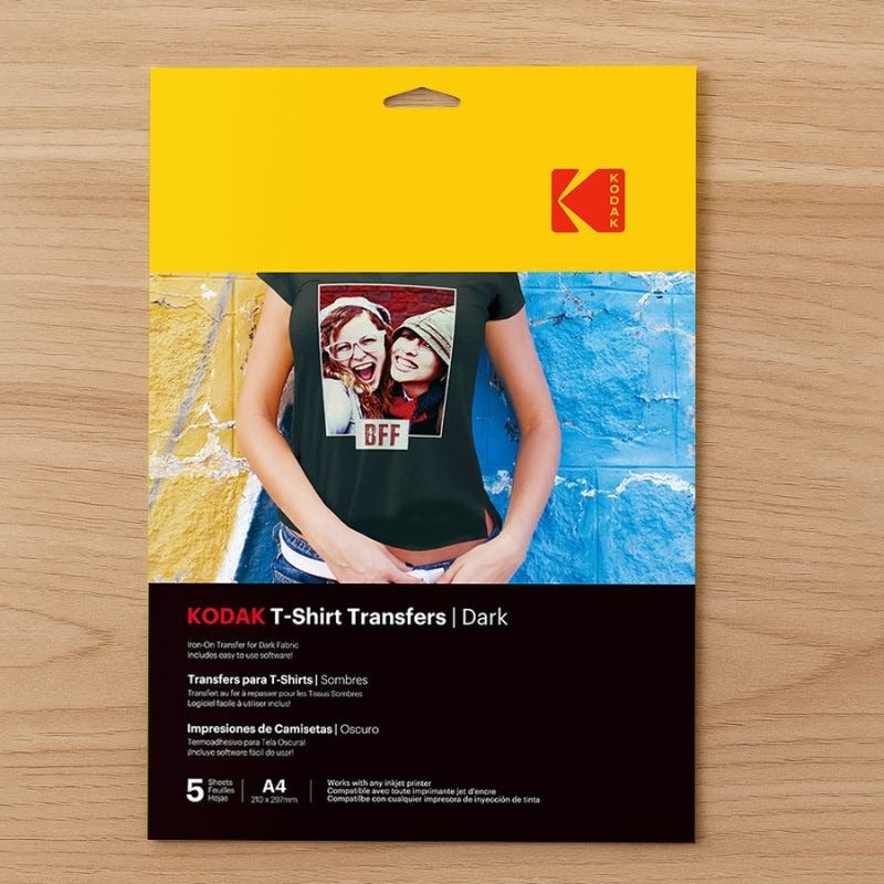Kodak transferts de T-shirt foncé