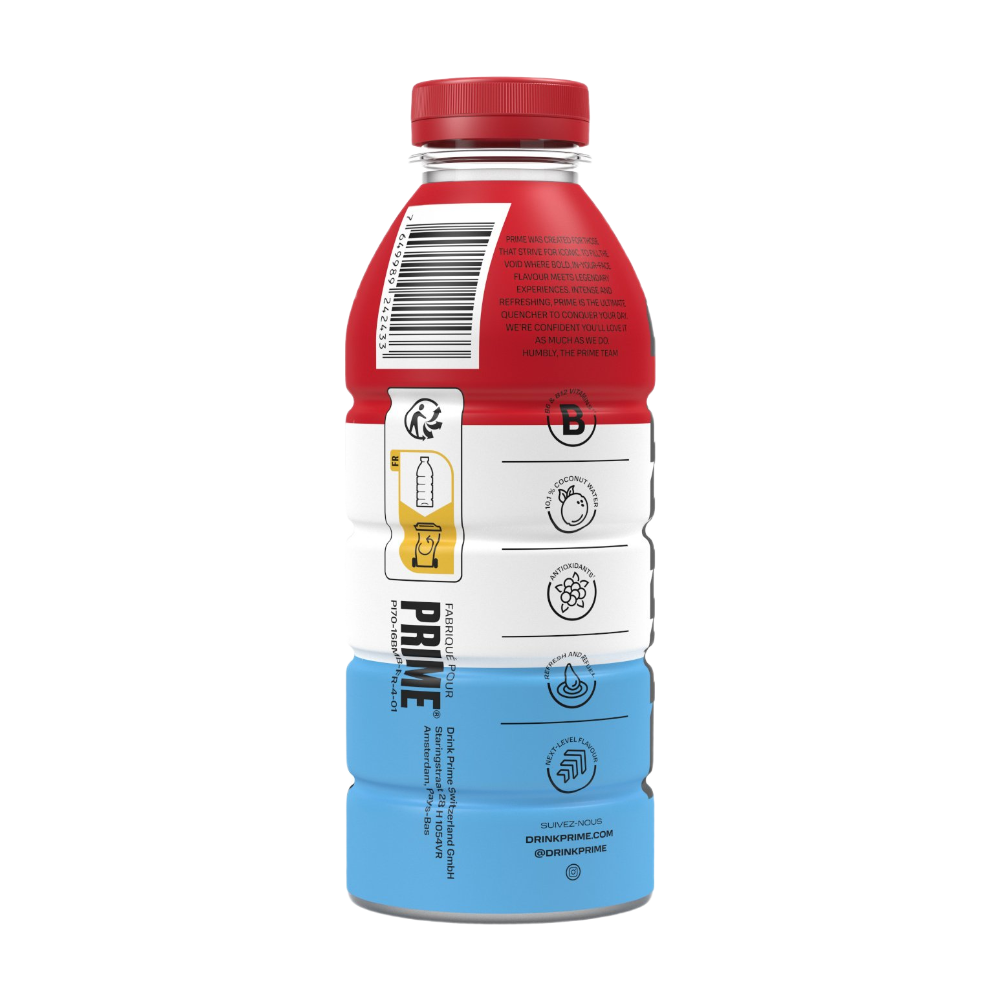 PRIME Boisson hydratation saveur Ice Pop - 50 cl