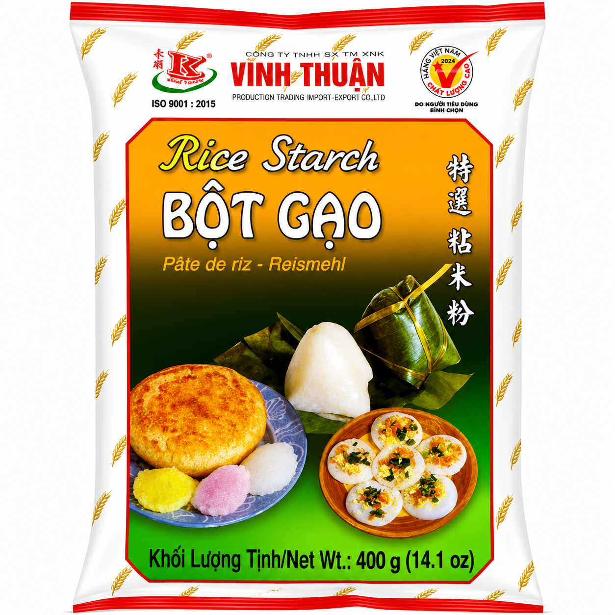 VINH THUAN Amidon de riz Bột Gạo - 400 g