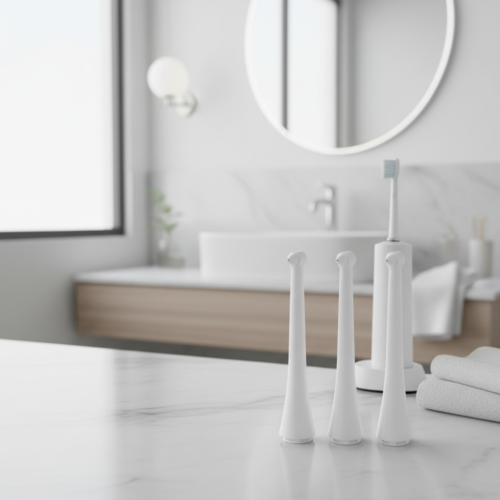 Haepi - Lot de 3 buses de jet d'eau pour brosse à dents électrique sonique - Compatible Haepi Julia