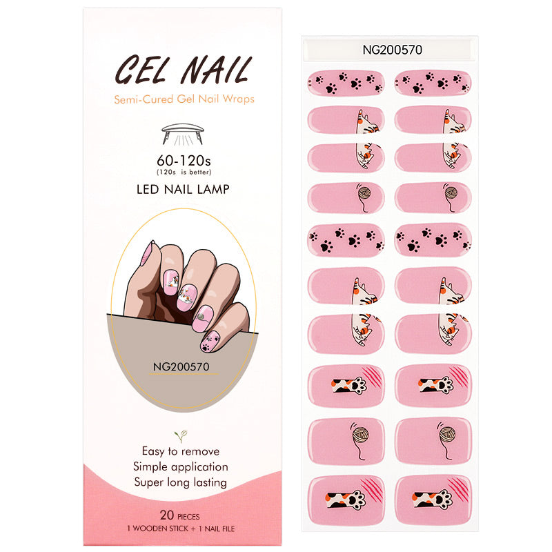 MeoMagic 14-271 Autocollants gels pour ongles - 20 pièces