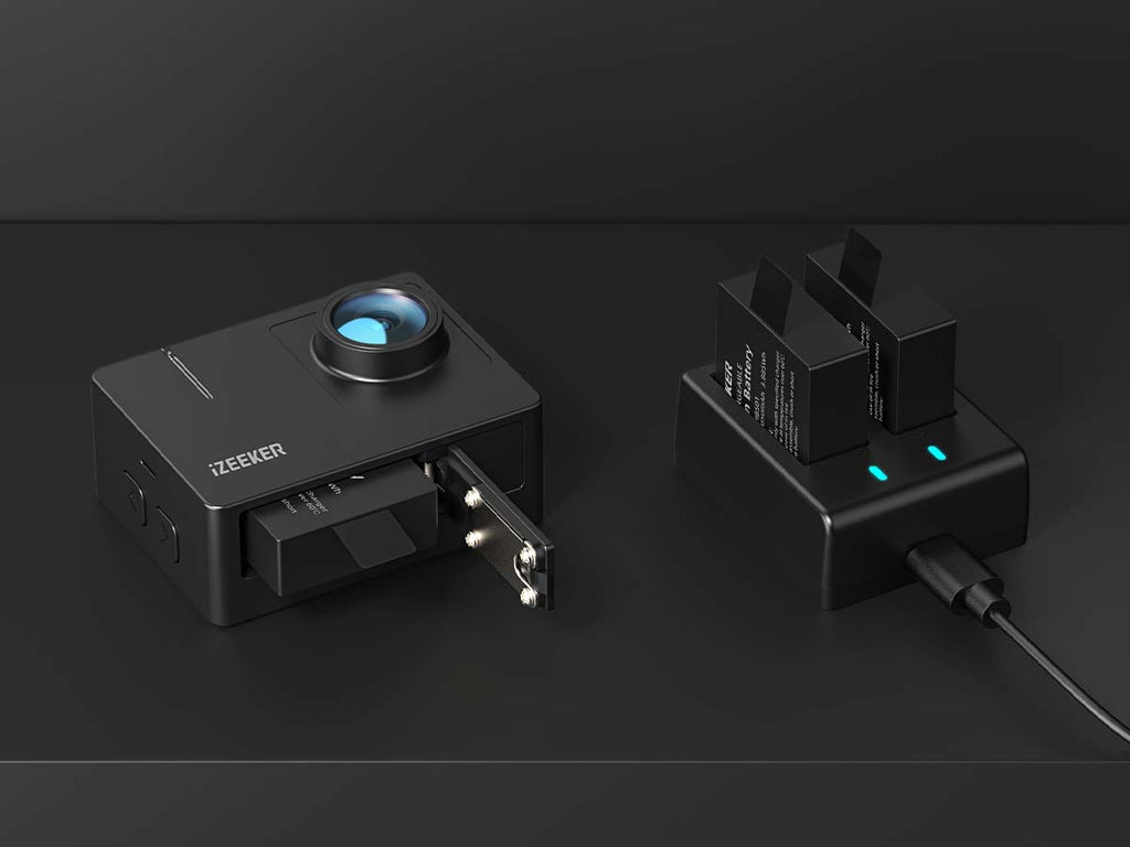 iZEEKER iA100 Caméra d’action 4K 30 i/s 20 MP Étanche 40 m