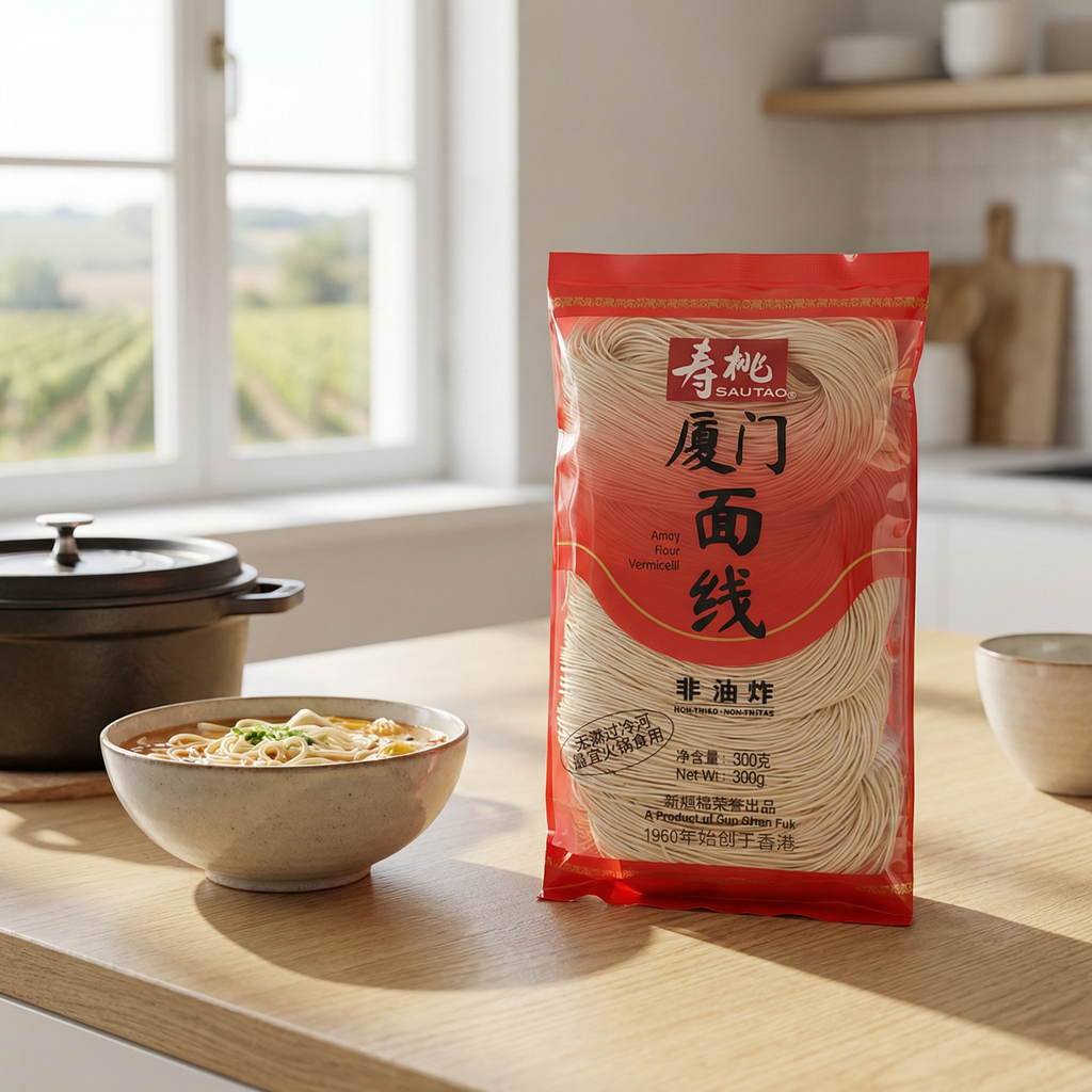 Sau Tao Nouilles fines artisanales de Xiamen - 300 g