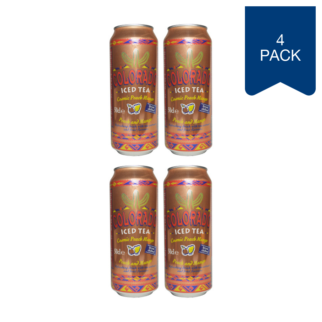 COLORADO Thé glacé saveur mangue pêche - 50 cl (Lot de 4)