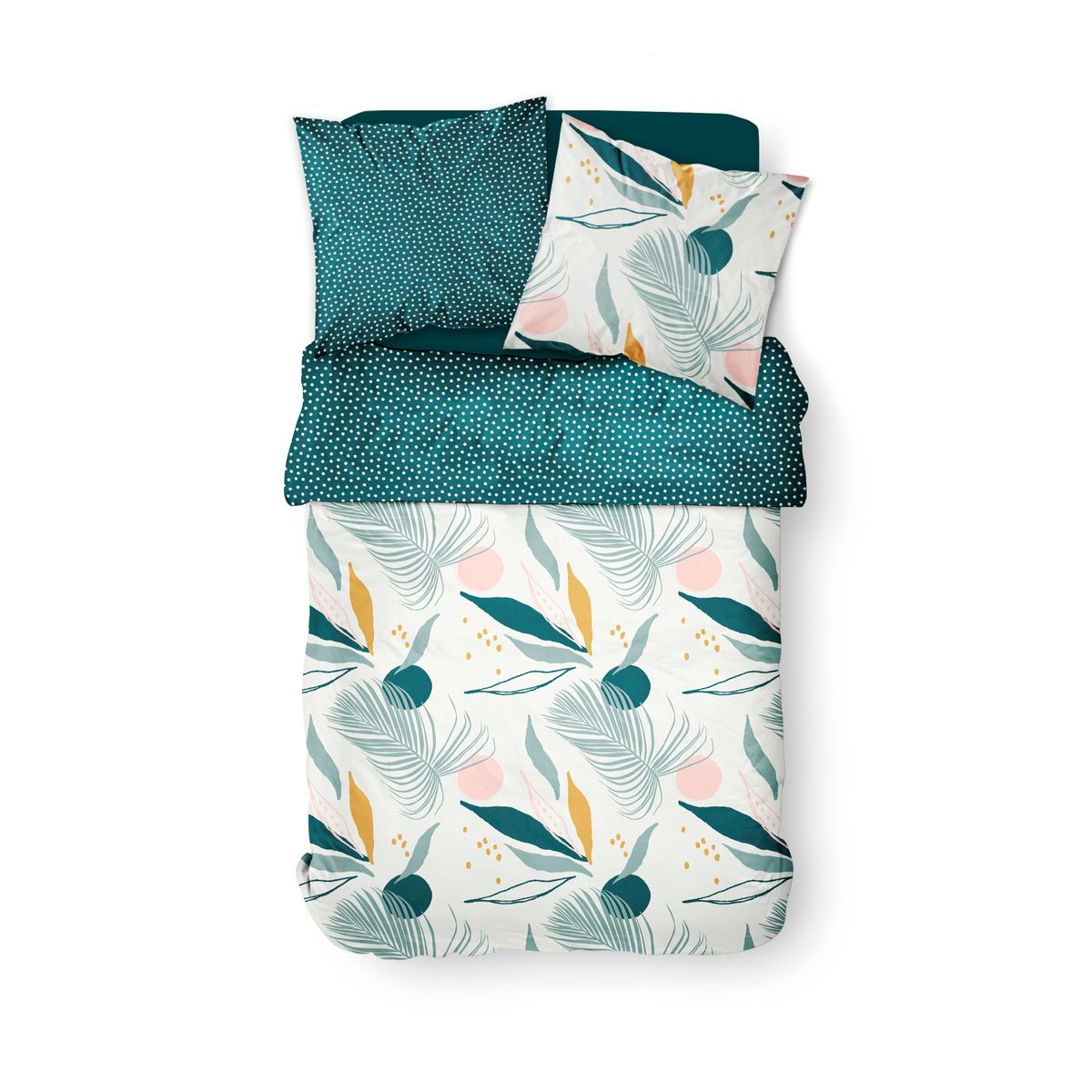 TODAY Sunshine 0,1 Parure de lit 2 personnes en coton 57 fils 220 x 240 cm