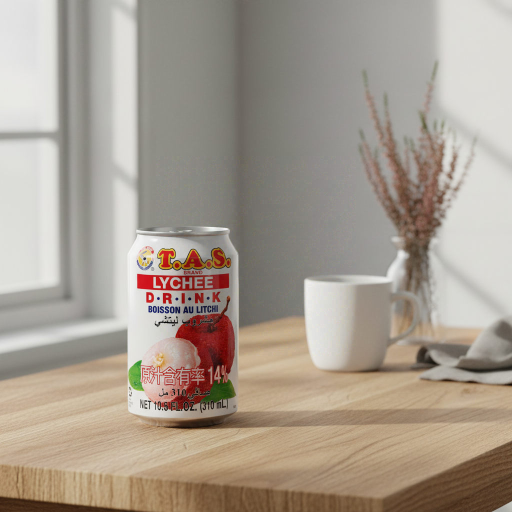 TAS Boisson au litchi en canette - 310 ml