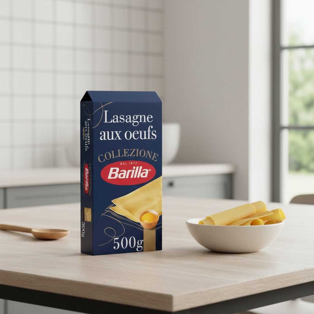 Barilla Pâtes lasagnes aux œufs 500 g