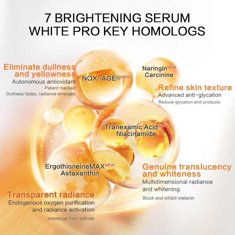 PROYA Masque double effet blanchissant et illuminateur (1,5 ml + 28 ml) x 5 pièces